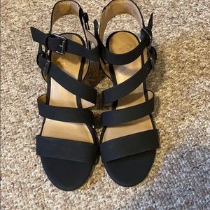 Wedge Sandal. Never worn! New in box.